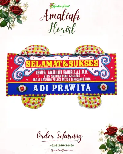 Karangan Bunga Ucapan Selamat pasawahananyar